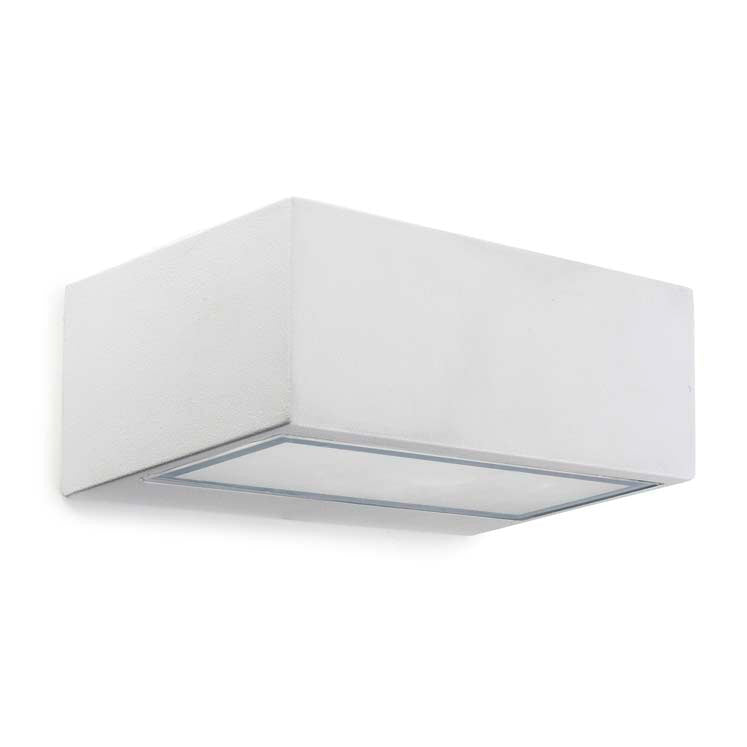 LedsC4 Aplique IP65 Nemesis LED 90*220Mm LED 19.2 Sw 2700-3200-4000K Blanco 1816 05-E027-14-EH