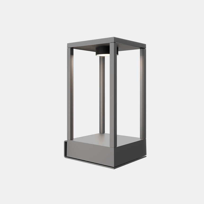 Aplique de exterior LedsC4 Rack WallFixture & Bollard Fixed 150x150x300mm LED 05-E082-60-OU
