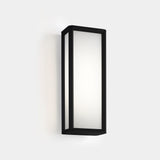LedsC4 Aplique exterior de pared Skat 50cm LED negro 05-E109-60-EH