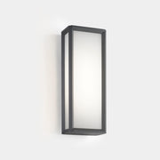 Aplique de exterior LedsC4 Skat LED gris urbano blanco CCT regulable IP65 50cm 05-E109-Z5-EH