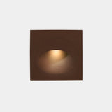 LedsC4 Empotrable De Pared IP66 Bat Square Oval LED 3 3000K Marrón 77Lm 05-E111-J6-CL