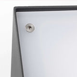 LedsC4 Aplique IP65 Curie Pc 260Mm LED 14.4 Sw 2700-3200-4000K Gris Urbano 792Lm 05-E137-Z5-EH