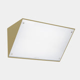 LedsC4 Aplique LED Curie Glass 35cm regulable oro 05-E140-DL-EH