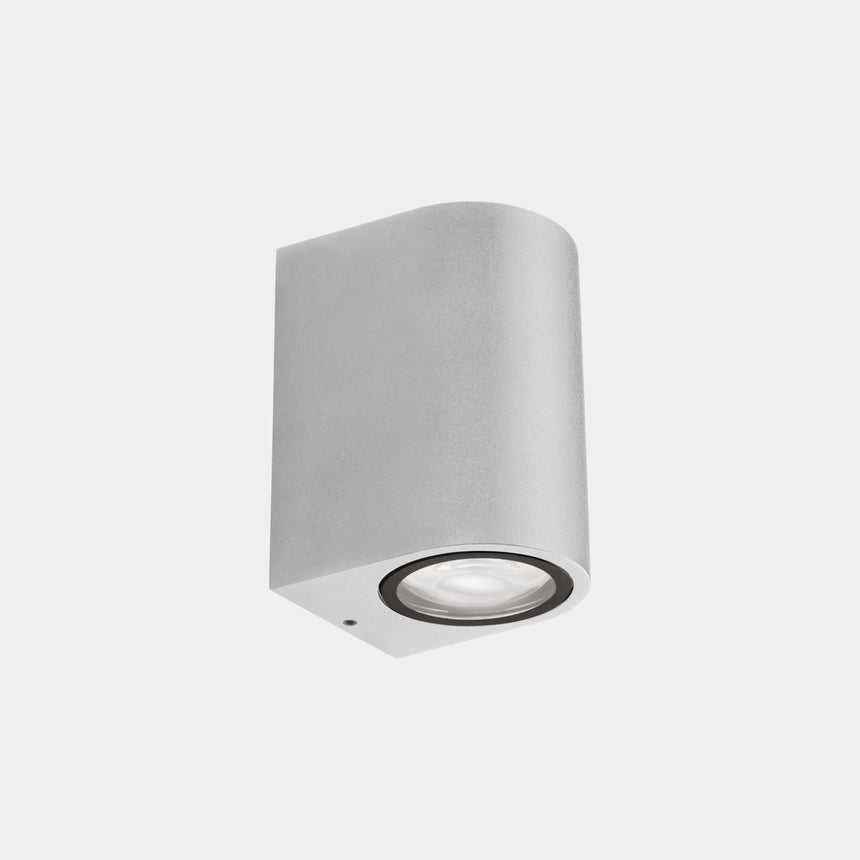 LedsC4 Aplique de pared exterior IP66 Eko Single GU10 blanco 05-E157-14-37