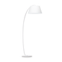 Lámpara de pie Ideal Lux Pagoda tela 184cm E27 blanco — ref. 051741 (1)