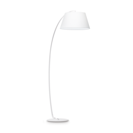 Lámpara de pie Ideal Lux Pagoda tela 184cm E27 blanco — ref. 051741 (1)