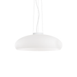 Lámpara colgante Ideal Lux Aria blanco cristal 60W Ø49,5cm 059679