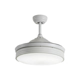 Sulion Ventilador de techo BOMBAY WiFi blanco palas retráctiles luz 72150