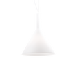 Lámpara colgante Ideal Lux Cocktail blanco cristal 60W Ø35cm 074313