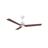 Sulion Ventilador de techo ANNE blanco madera oscura 075818