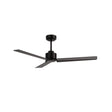 Ventilador de techo Sulion Anne 127cm negro motor DC con mando temporizador 2245492