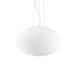 Lámpara colgante Ideal Lux Candy blanco cristal 42W Ø50cm 086743