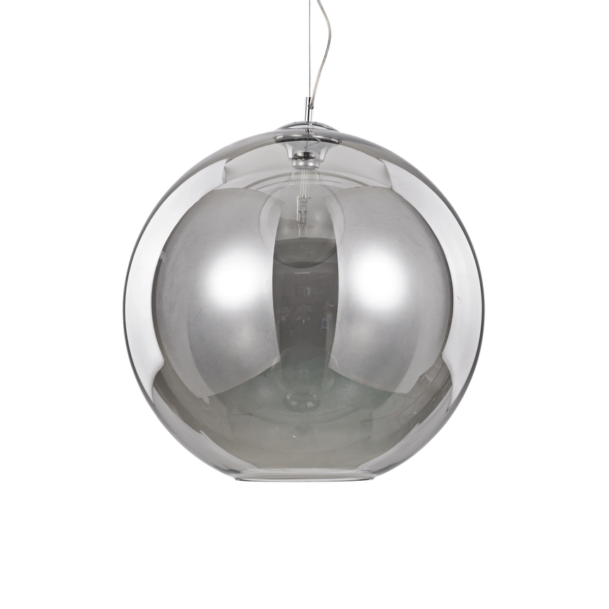 Lámpara colgante Ideal Lux Nemo fumé cristal 42W Ø50cm 094137