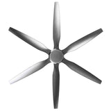 Fabrilamp Otto Ventilador DC 24w níquel 6 Aspas plata Reg.x167d 3000-4000-6000k 2tijas C/remoto, Memoria y Temporizador 158691663