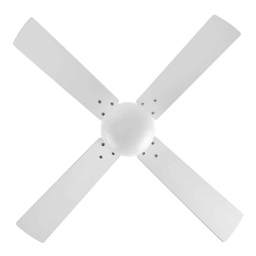 Fabrilamp Sofia Ventilador Dc 2xe27 Blanco 4 Aspas Rev.Blanca/haya 40x107d C/remoto Temporizador 175992401