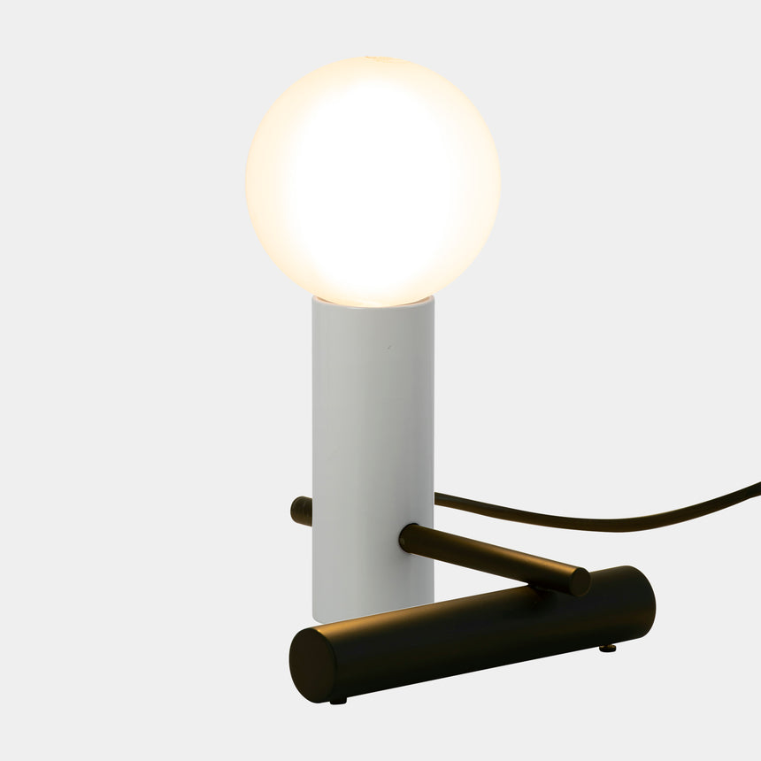 LedsC4 Sobremesa bola Nude Tiny E27 15 Gris Piedra 10-8516-05-EM