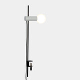 LedsC4 Sobremesa bola Nude Clip E27 15 Gris Piedra 10-8519-05-EM