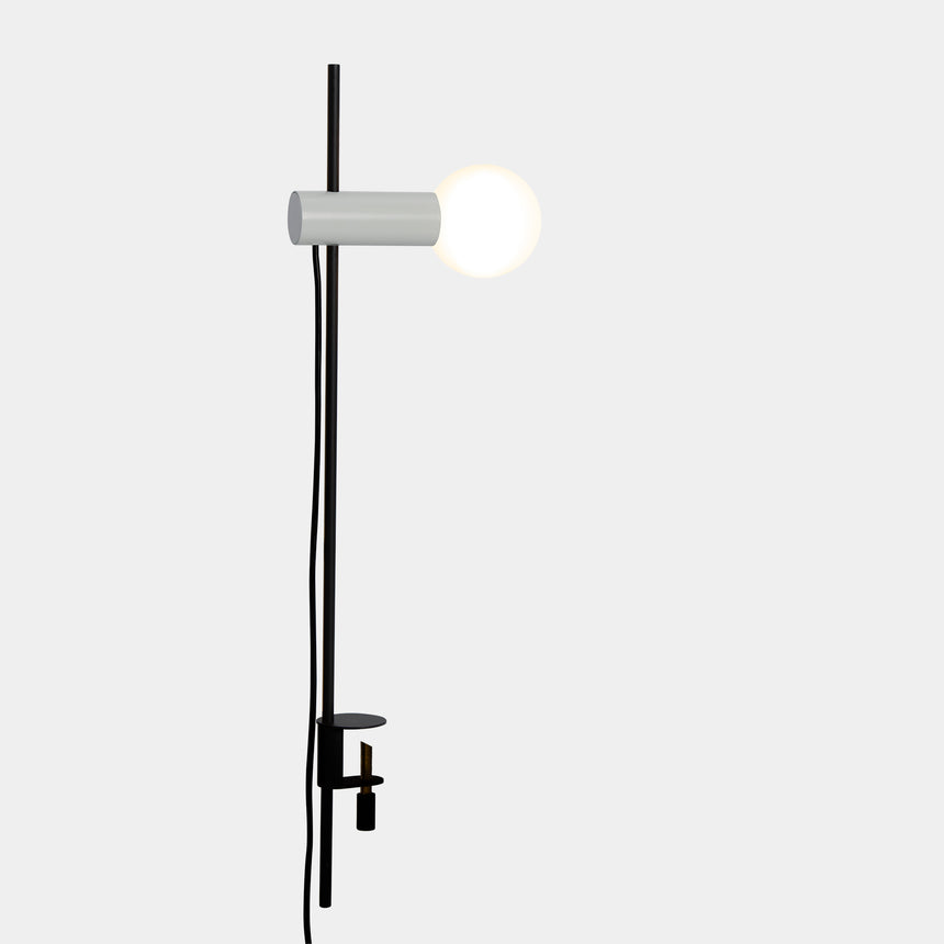LedsC4 Sobremesa bola Nude Clip E27 15 Gris Piedra 10-8519-05-EM