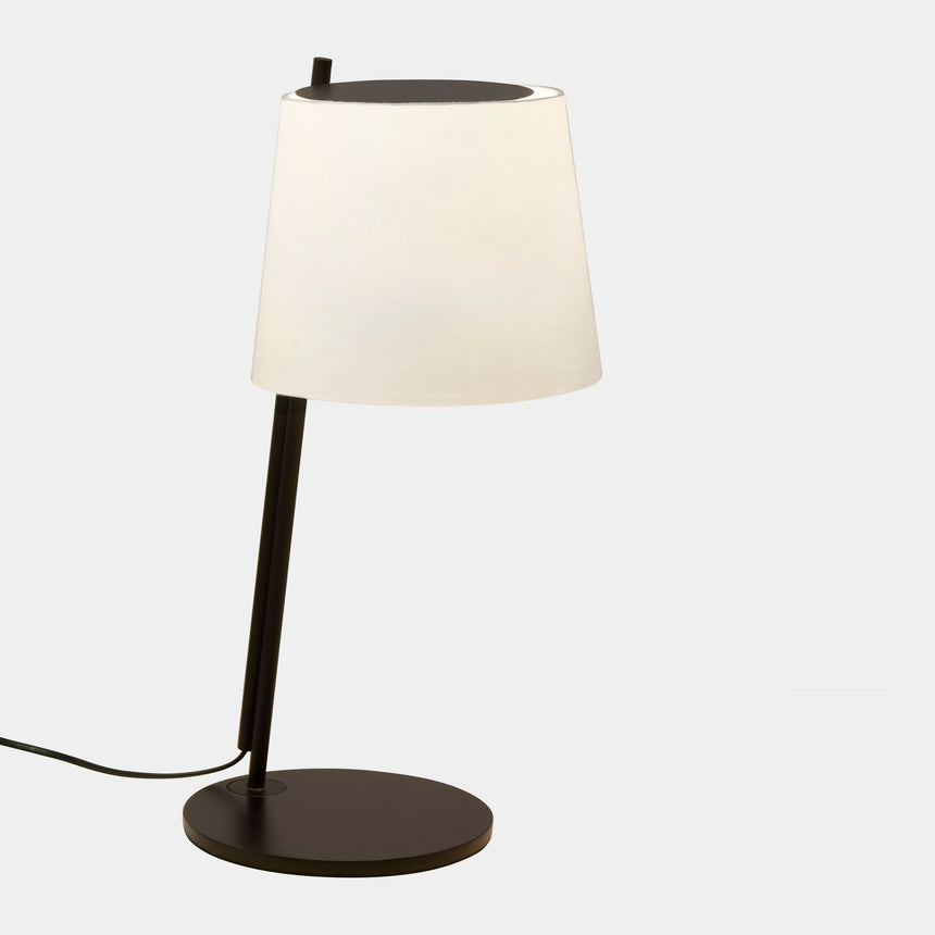 LedsC4 Table Lamp Clip E27 15 Black 10-8540-05-82
