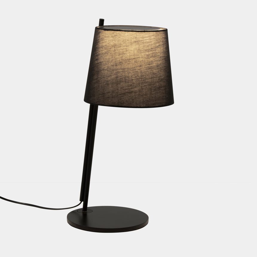 LedsC4 Table Lamp Clip E27 15 Black 10-8540-05-82
