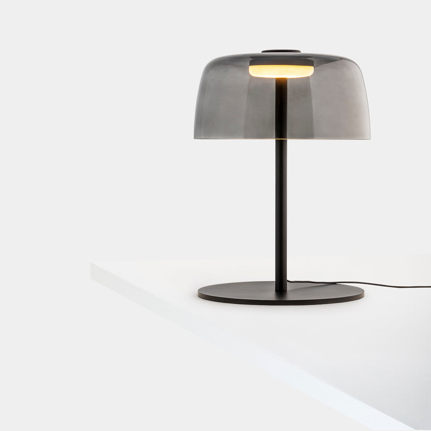 LedsC4 Sobremesa Levels 1 luz Ø32cm LED dimable negro 10-A003-05-12