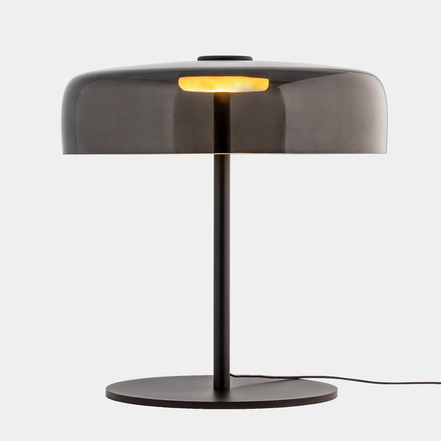 LedsC4 Sobremesa Levels 1 luz Ø42cm LED 3 Steps regulable negro 10-A004-05-12