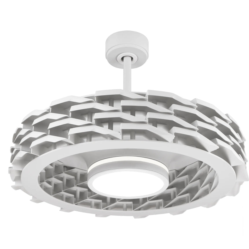 Sulion Ventilador de techo RUBIK WiFi blanco con luz 1000757