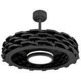 Sulion Ventilador de techo RUBIK WiFi negro con luz 1000764