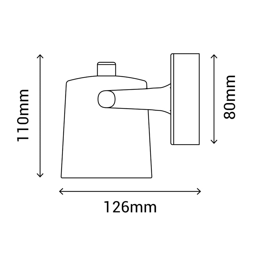 Sulion Ibai Aplique de metal negro 8 cm - IBAI 1001167