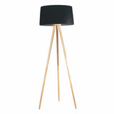 Sulion Ona Wood Lámpara de pie de madera negro 50cm - ONA WOOD 1002652