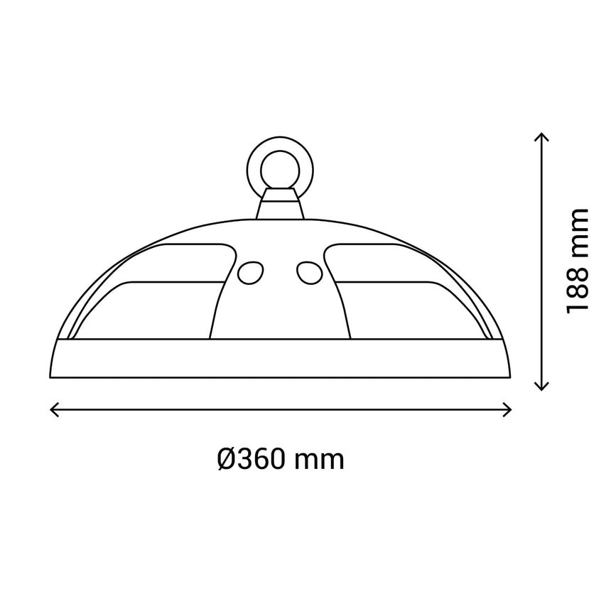 Sulion Built Campana 150W 20050lu 90º 4000K - BUILT 101182