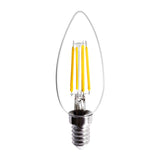 LDV Bombilla LED filamento vela C35 clara 4W E14 470LM 2700K 10350401WW