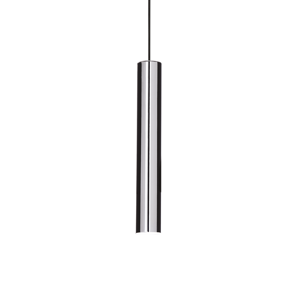 Lámpara colgante Ideal Lux Look cromo Ø6cm 28W 104942