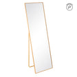 Espejo de pared de aluminio y cristal en dorado 50x160 cm