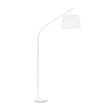 Lámpara de pie Ideal Lux Daddy blanco tela 60W 197cm 110356