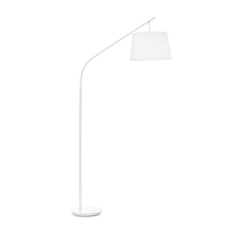 Lámpara de pie Ideal Lux Daddy tela 197cm E27 blanco — ref. 110356 (1)