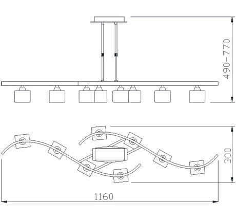 Lámpara de techo Ofertas-2 Dto 30% Mantra 1106