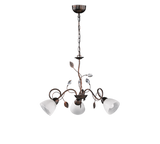 Lámpara Trio Traditio 3 luces óxido Ø70cm 110700328