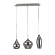 Lámpara colgante Ideal Lux Soft fumé cristal 3 luces 120W Ø60cm 111865