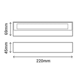 Sulion Tisa Aplique 2X8W 1000lmIP65 - TISA 112287