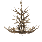 Lámpara colgante Ideal Lux Chalet beige 12 luces 480W Ø100cm 113975