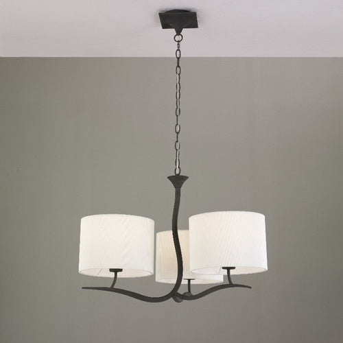 Lámpara de techo Ofertas-3 Dto 50% Mantra negro 1151