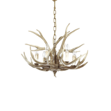 Lámpara colgante Ideal Lux Chalet beige 6 luces 240W Ø67cm 115498