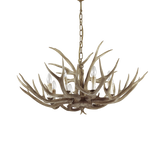 Lámpara colgante Ideal Lux Chalet beige 8 luces 320W Ø91cm 115504