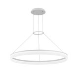 Lámpara de techo colgante LedsC4 Circ Round grande LED blanco matizado 3000K 00-0642-BW-M3