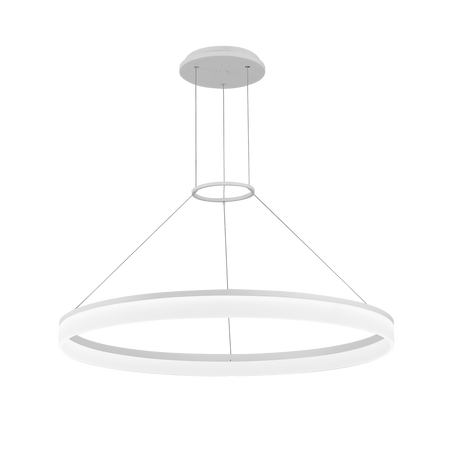 Lámpara de techo colgante LedsC4 Circ Round grande LED blanco matizado 3000K 00-0642-BW-M3