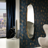 Schuller Aries Espejo oval dorado 136x36 119481