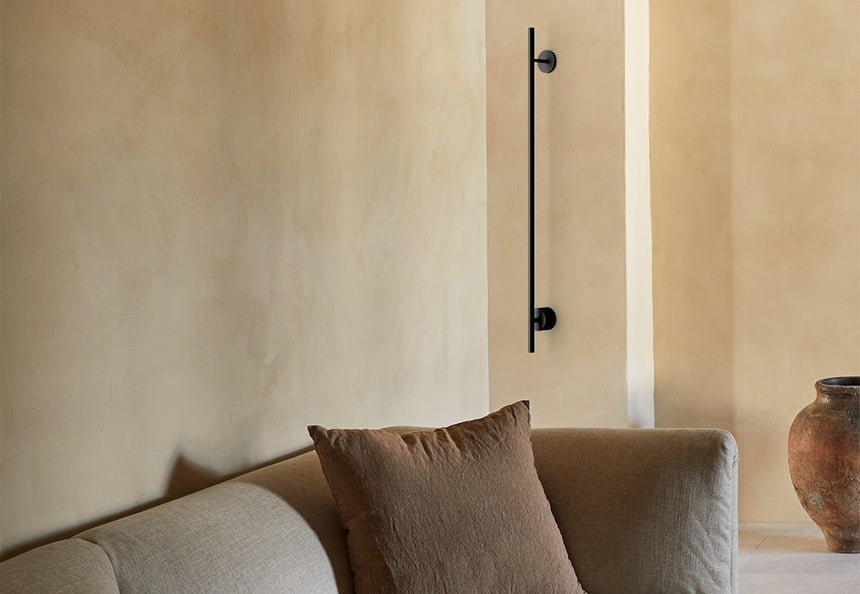 Aplique de pared Aromas Clock Xl LED 24W acero A1273/120