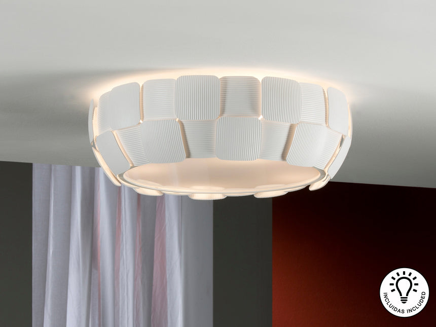 Plafón Schuller Quios 4 luces blanco Ø46cm 124011 - vista 2