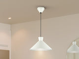 Schuller I3 cono Lámpara de techo colgante 1 luz Perla mate 12458